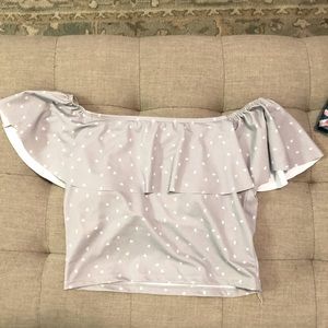 Off the shoulder Kortni Jeane Swimsuit Top